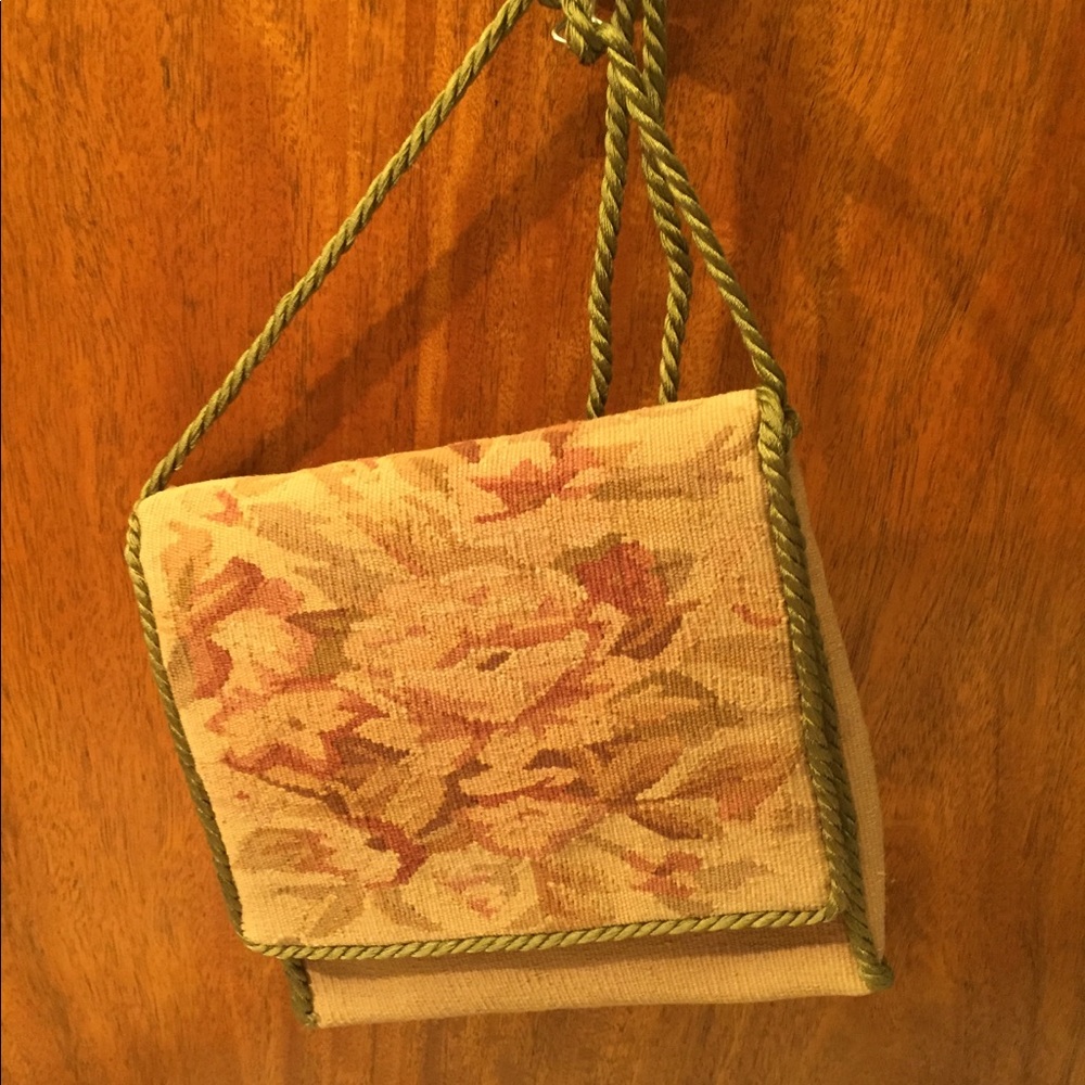 Needlepoint Canvas shoulder bag